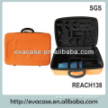 EVA Packing Case with protective tray of custom eva tool bag with handle and customer logo of waterproof eva tool case with zip